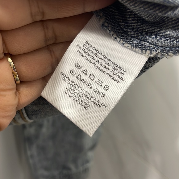 Free People Indigo Acid Wash Jean Jacket - Picture 5 of 5